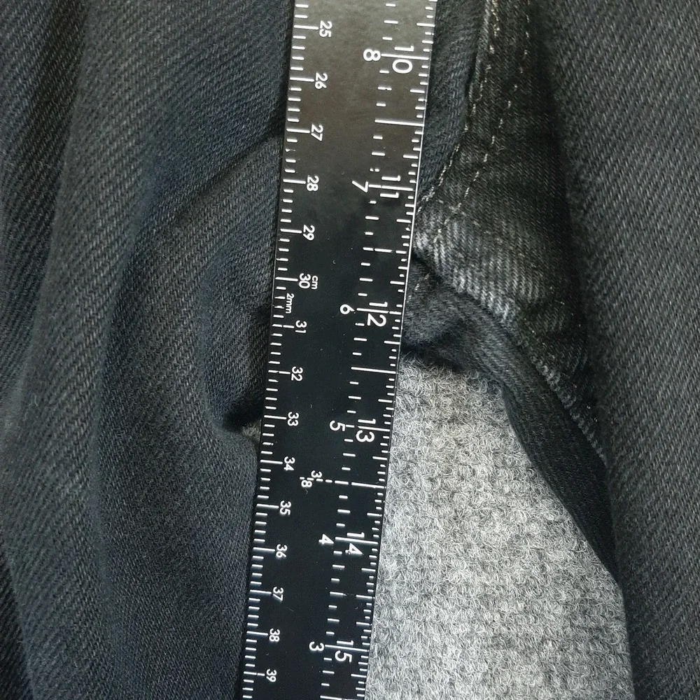 Levi's 550 Jeans Black Relaxed Fit Tapered Leg Size 32X34
